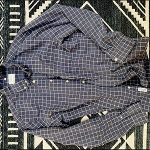 Gray window pane shirt. Small. Frank & Oak